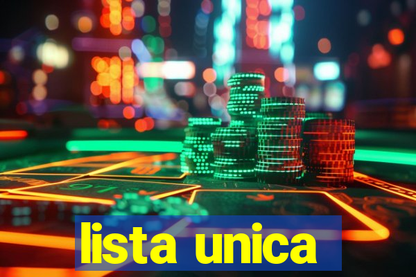 lista unica